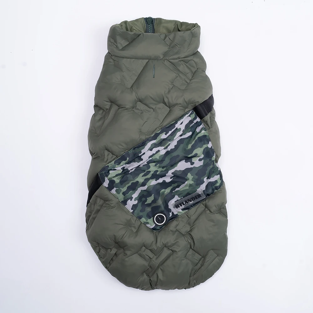 Ropa de invierno para perros, chaqueta con bolsillo, acolchado, impermeable, ropa de lujo para cachorros, abrigos para perros grandes, medianos y pequeños - imagen 5