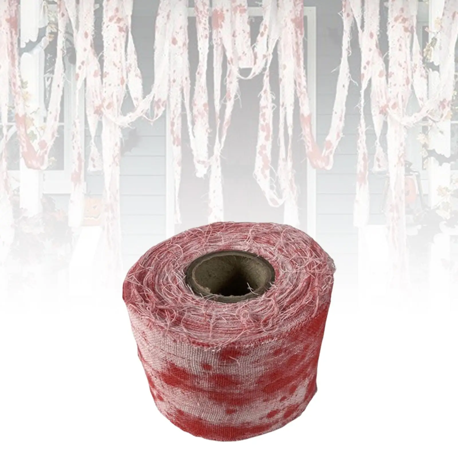 2x Halloween Gauze 10M House Supplies Decorative Photo Prop Halloween Decor for Room