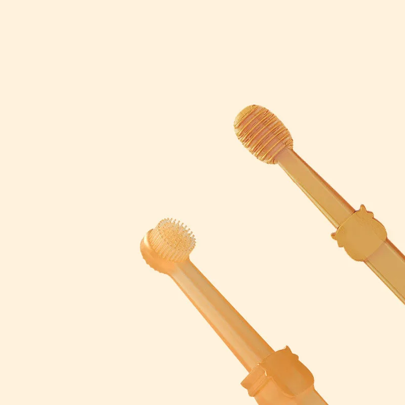 Cepillo de dientes de silicona suave para perros y gatos, blanqueador dental para el cuidado bucal, Kit de pasta de dientes para mascotas, suministros de limpieza dental - imagen 4