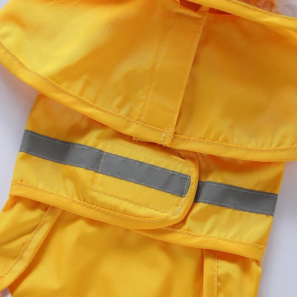 Chubasquero para perros, chubasquero reflectante impermeable para mascotas, chubasquero para perros pequeños y grandes, Chihuahua, Bulldog, gato, mascotas, capa, Poncho, disfraces - imagen 4