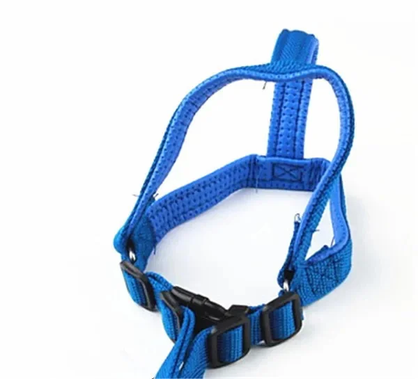 Correa de nailon de doble capa para gato, perro, cachorro, con arnés, juego de plomo para mascotas, arnés de correa para perro, arnés suave acolchado para perro - imagen 4