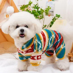 Mono de invierno con capucha para Shih Tzu – Cálido y cómodo