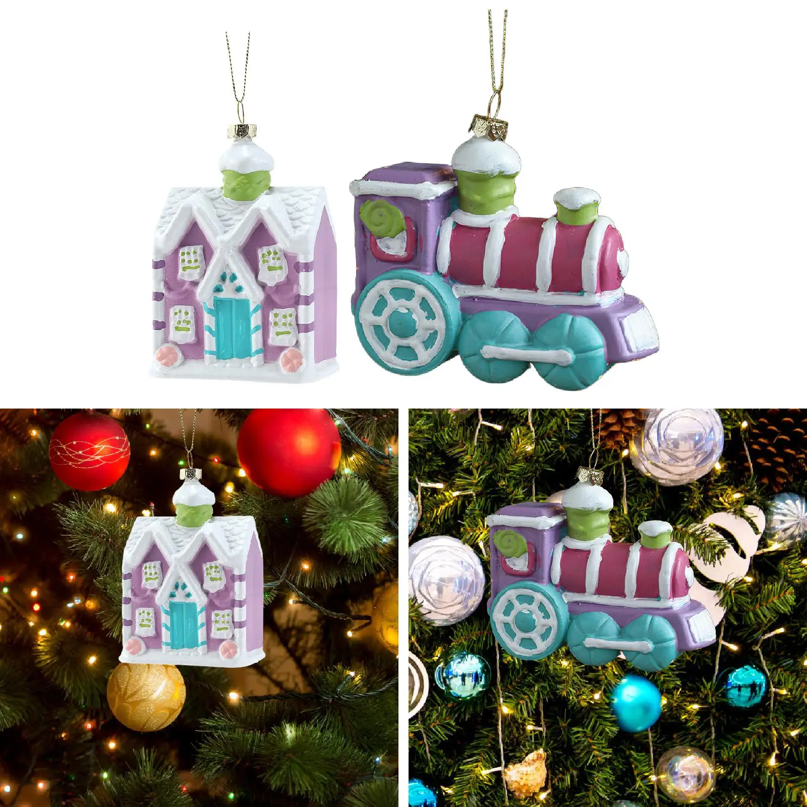 Christmas Hanging Ornament Xmas Tree Decoration Holiday Indoor Door Pendant