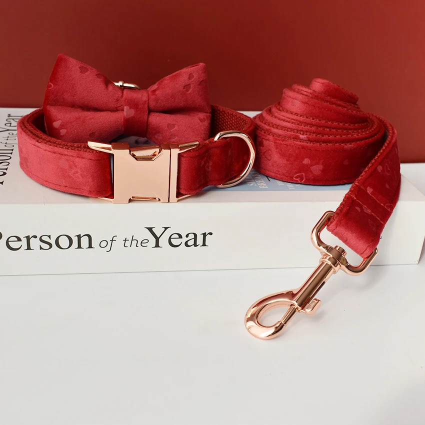 Collares de identificación personalizados con flores (rosa), logotipo grabado gratis para perros pequeños, medianos y grandes, franela American Cocker Spaniel 27 - imagen 3