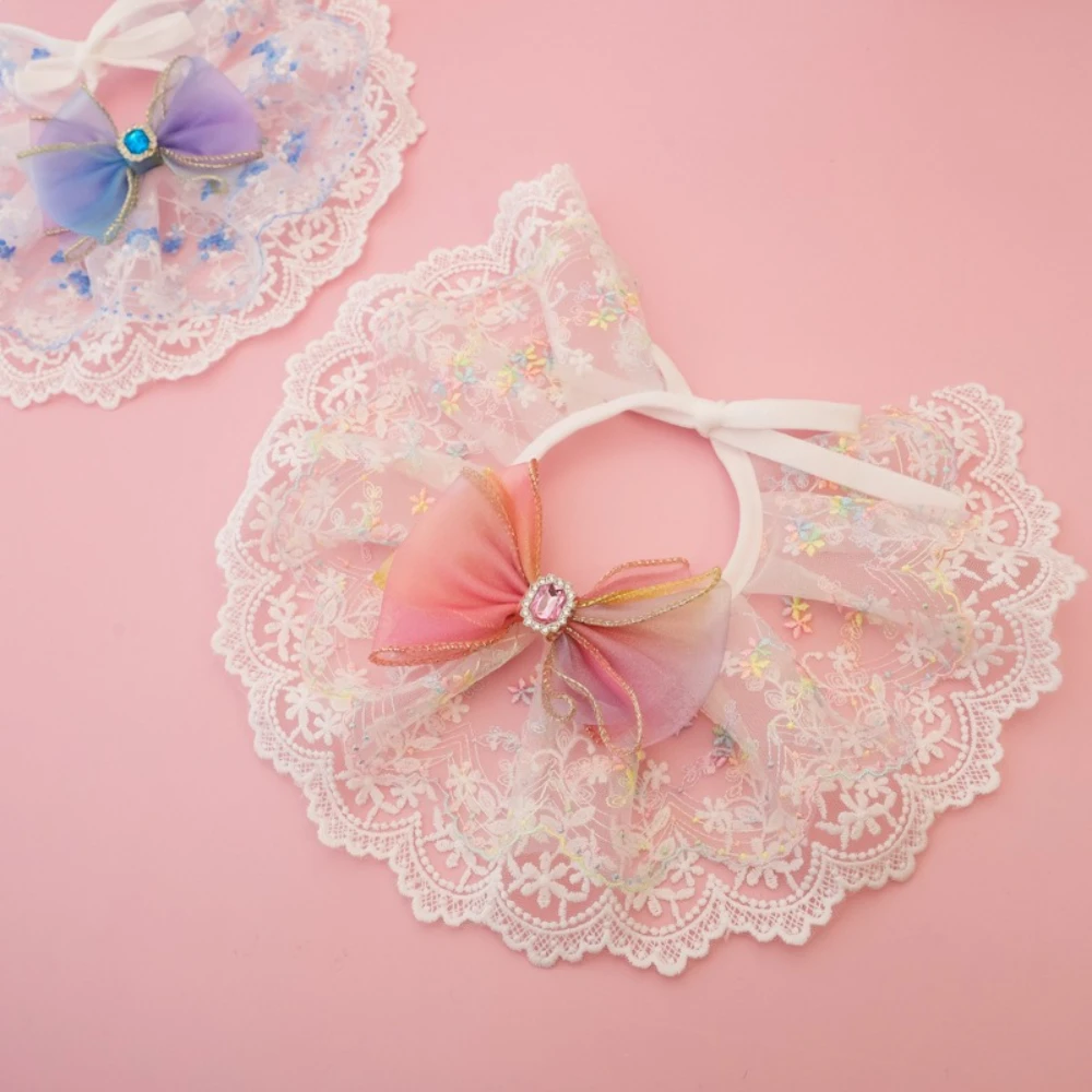 Collar con lazo degradado para perros y gatos – Elegante y transpirable - imagen 4