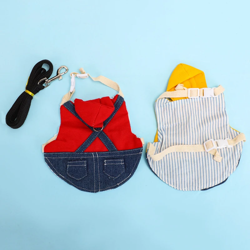 Disfraz de conejo vaquero, ropa con hebilla, correa para caminar, arnés para mascotas para animales pequeños, Gotas, conejillo de indias, accesorios - imagen 3