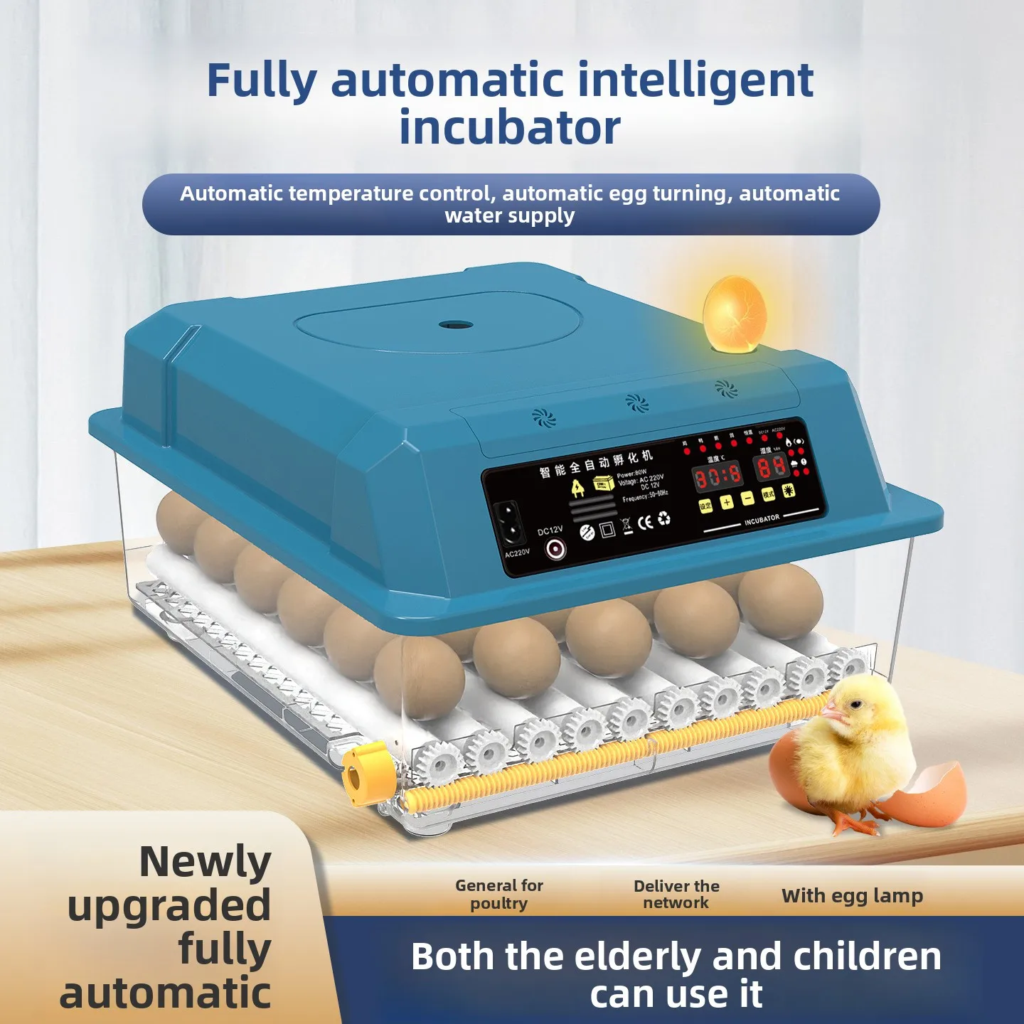 Incubadora automática de huevos para gallina pato y aves - imagen 2