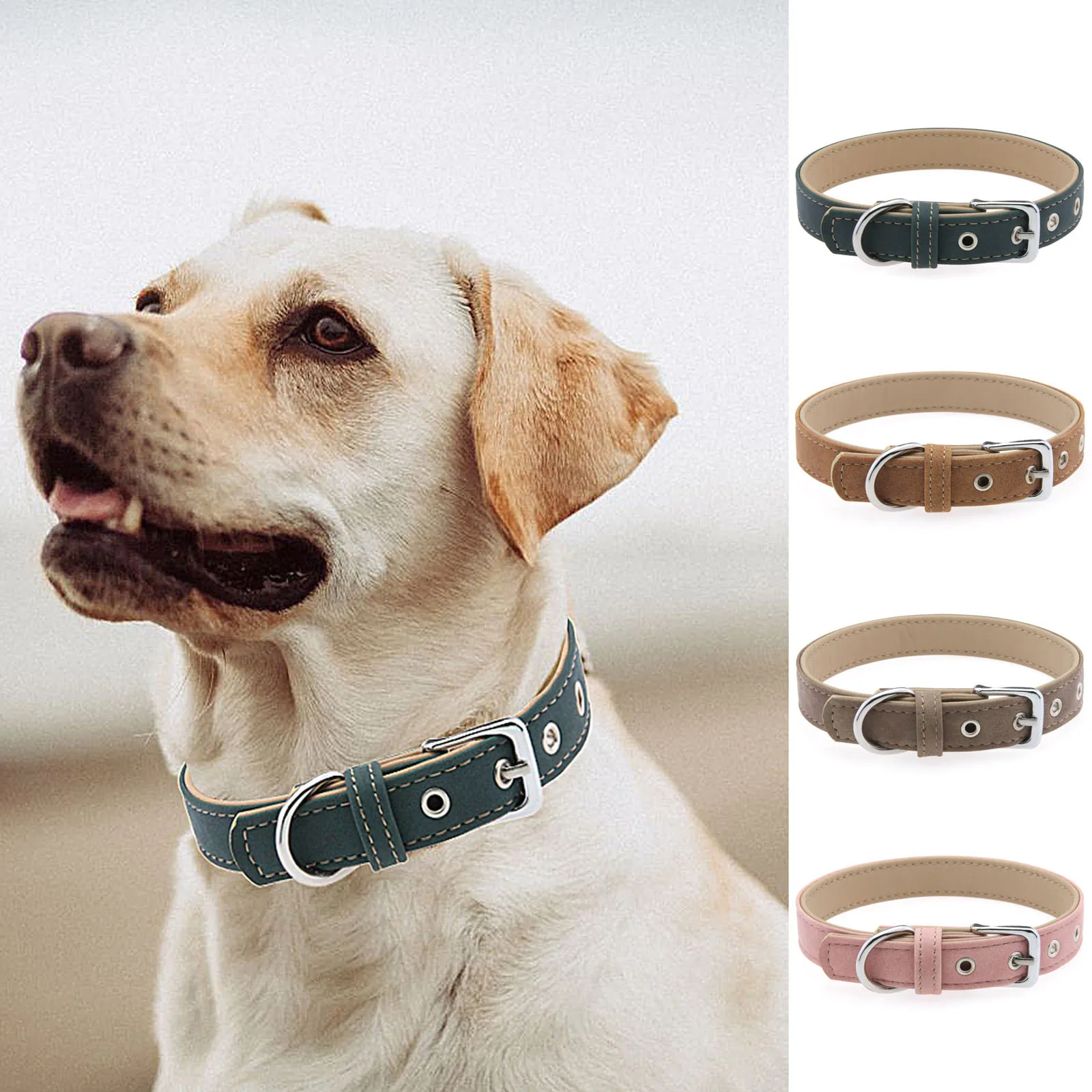 Collar vintage para gatos con correa duradera - imagen 2