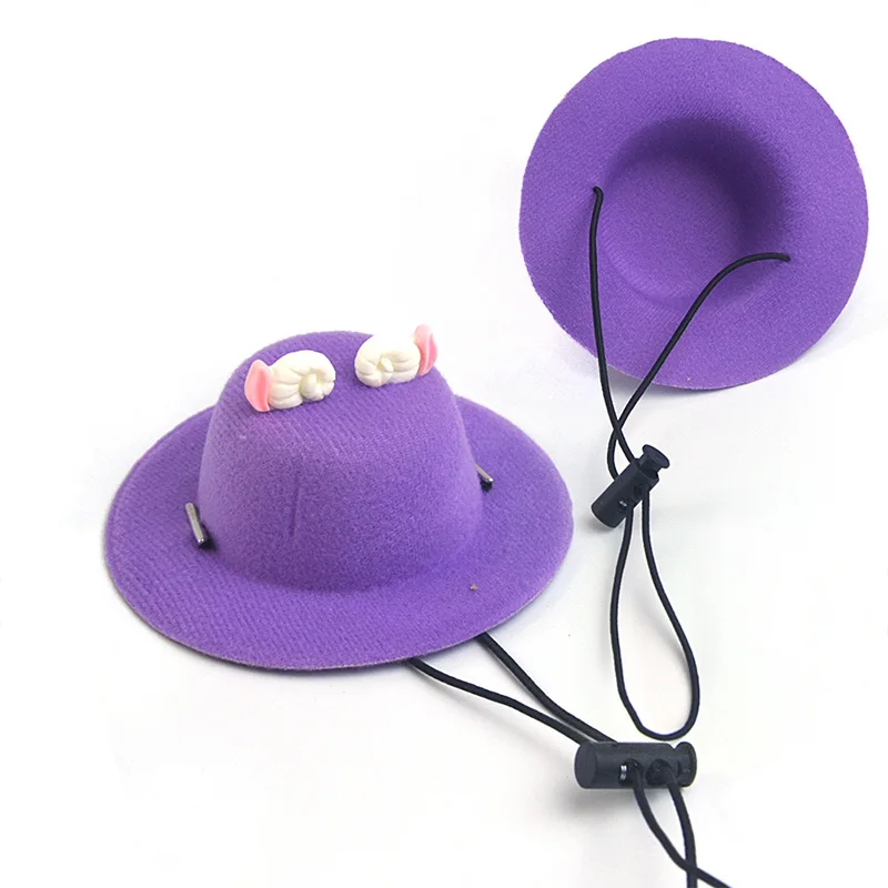 Gorro ajustable para perro, bonito gorro con forma de Animal para gatos, perros pequeños, decoración para mascotas de dibujos animados, sombreros para Cosplay para cachorros, suministros para mascotas - imagen 5