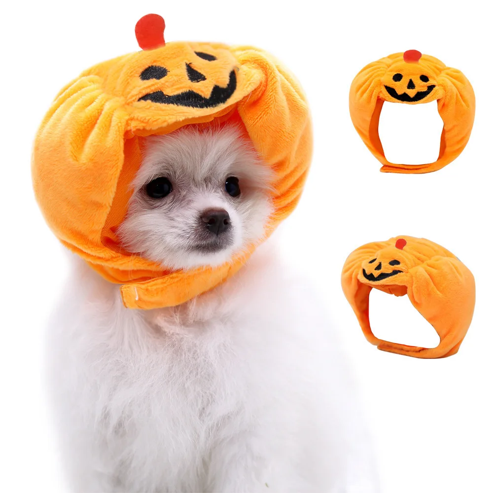 Sombrero para mascotas, Mini vestido creativo, accesorios divertidos, sombrero de calabaza, gorro para gato, bonito gorro para mascotas - imagen 4
