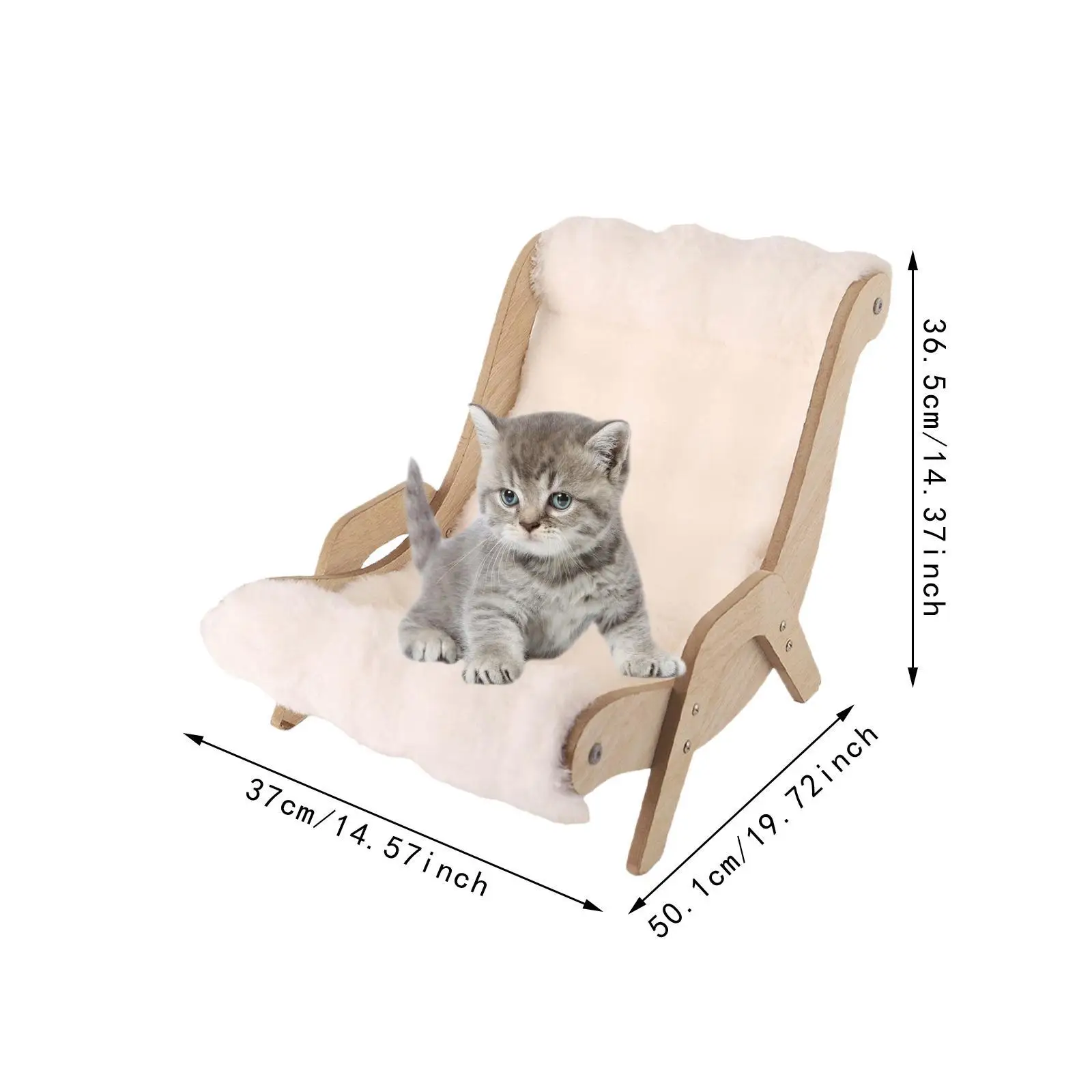 Cat Chair Cat Nest Sturdy Cat Lounger Pet Furniture Cozy for Kitten Dog Pet