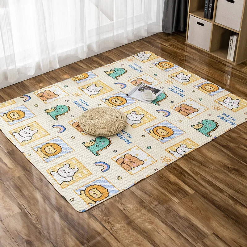 Alfombrilla inferior jaula perro cama personalizada algodón resistente mordeduras mantener orina humedad esterilla perros grandes - Vista principal diseño completo