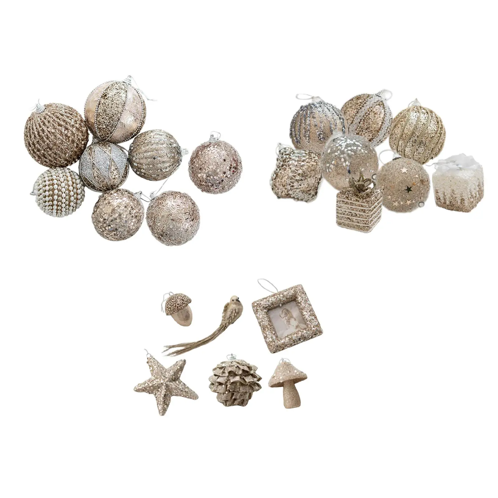 Christmas Tree Decorations Decorative Baubles Party Supplies Crafts DIY Christmas Ornaments for Engagement Valentine's Day