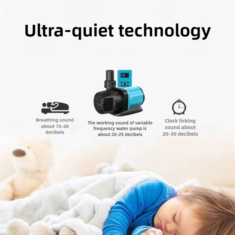 Bomba de agua profesional, pequeña bomba de agua, accesorios para pecera, bombas sumergibles para acuario, suministros de Motor de flujo de agua para pecera - imagen 2