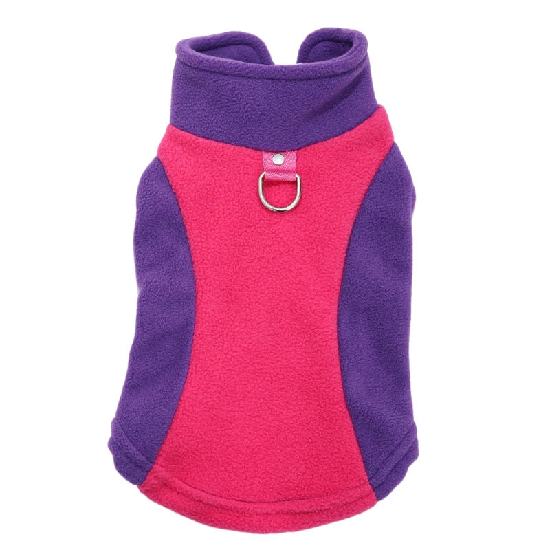 Chaqueta de lana para perros, ropa cálida de invierno para perros pequeños y medianos, chaleco para gatos, abrigo, suéter ligero suave para cachorros, jersey de Bulldog Francés - imagen 4