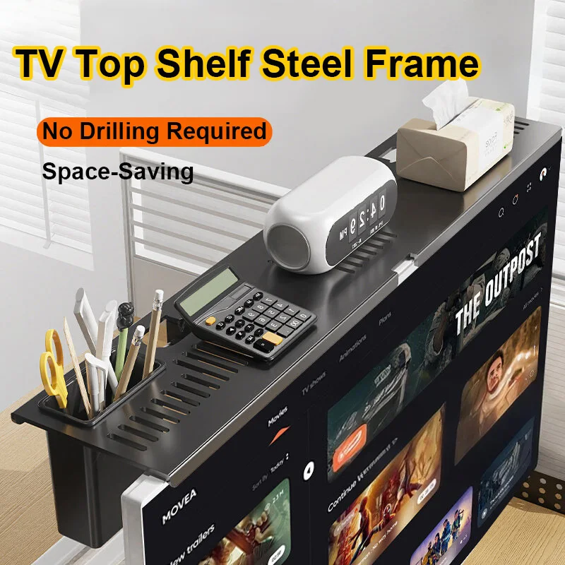 Soporte pared TV sin perforar – compatible barra sonido - imagen 2