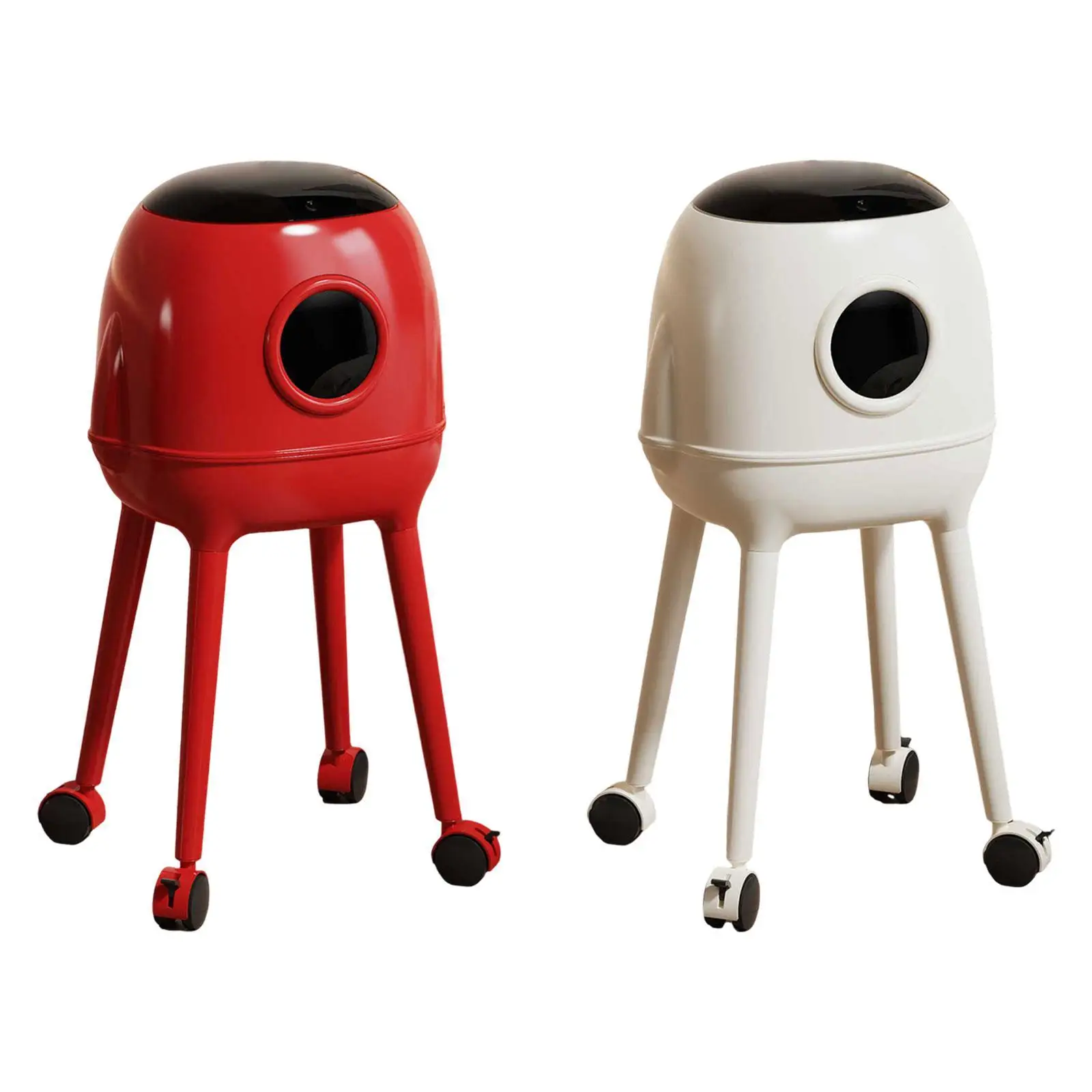 Cubo de basura con base alta para gatos y perros - imagen 2