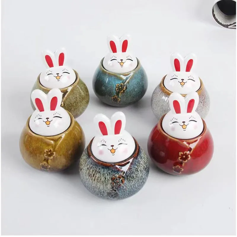 Mini urna de conejo de cerámica personalizada, recuerdo conmemorativo personalizado, caja funeraria para cachorros, accesorios para mascotas - imagen 4