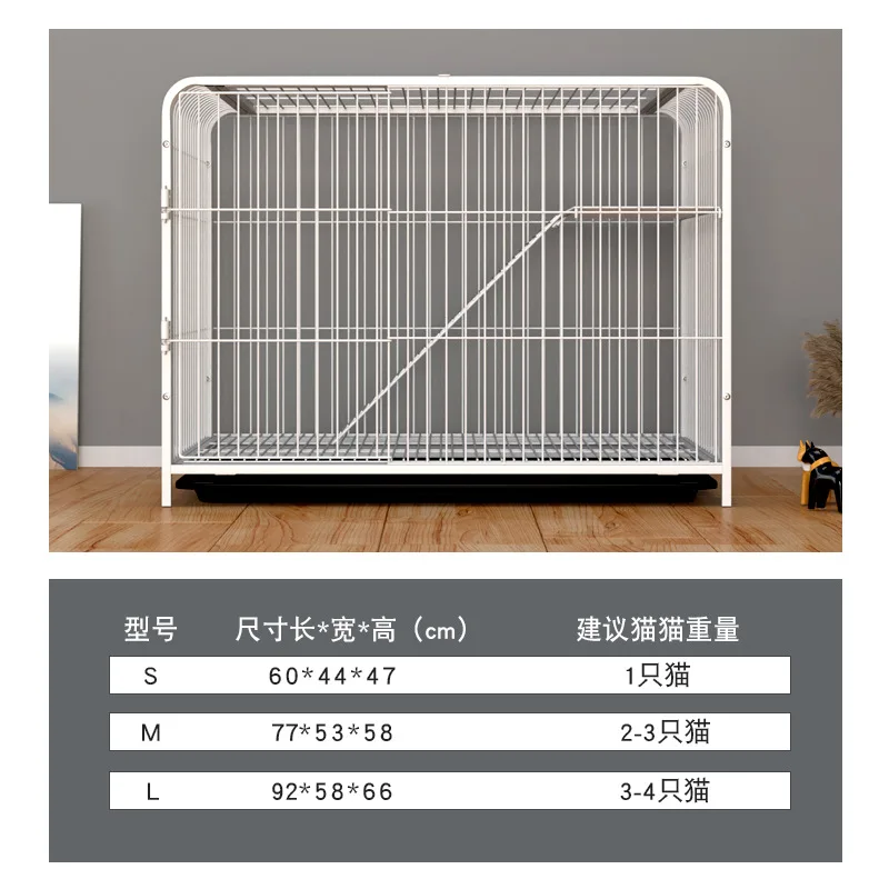 Jaula para mascotas Villa para gatos de doble capa Jaula de hierro Villa Casa para mascotas Nido para gatos Marco de escalada - imagen 5