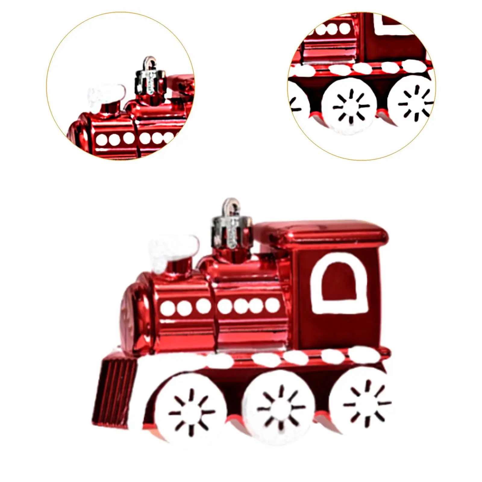 Adorno de árbol de Navidad, colgante de árbol de Navidad, decoración navideña resistente de dibujos animados única para el hogar, dormitorio, porche, balcón de invierno, 6 uds. - imagen 5