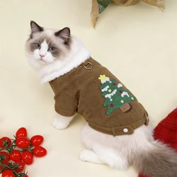 Abrigo invierno con hebilla para gato Sphynx – Ropa navideña