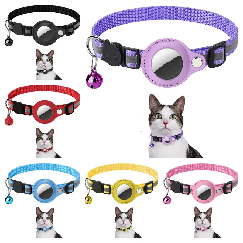 Collar gps AirTag para gato – Funda protectora reflectante