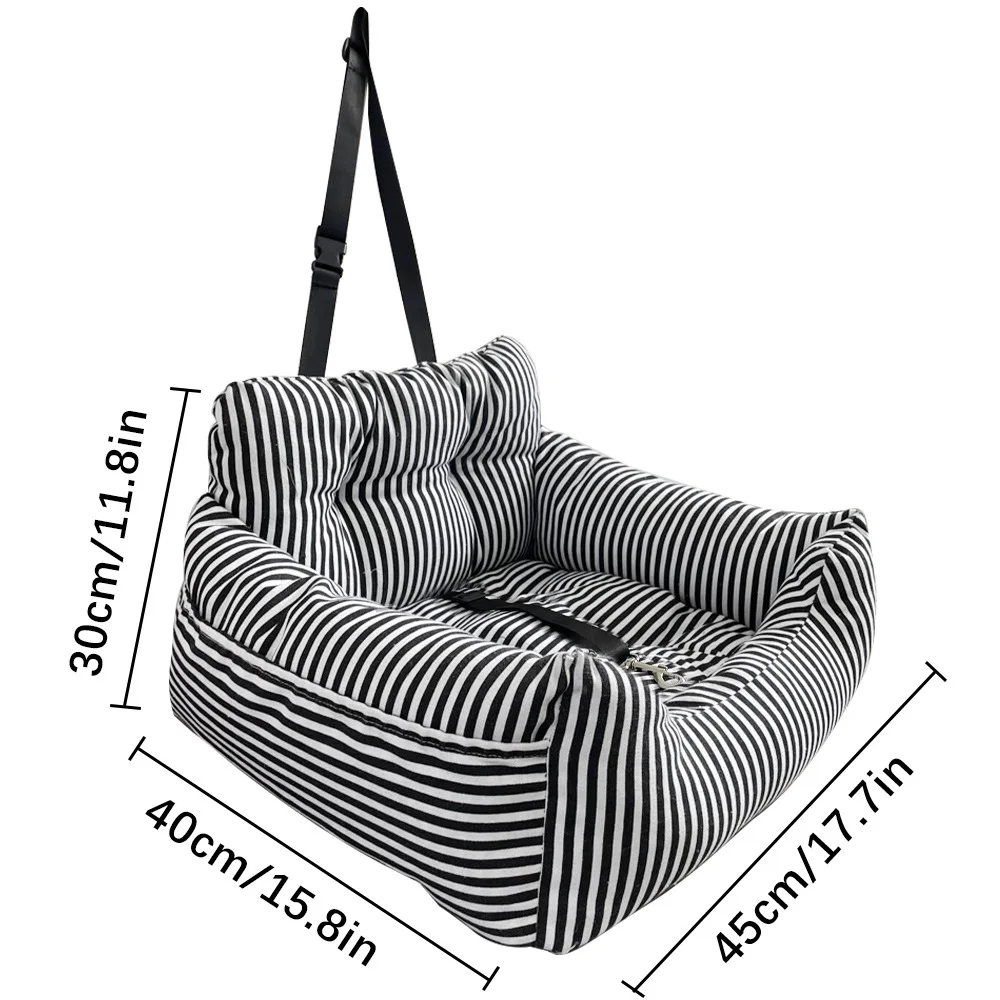 Funda protectora asiento coche perros y gatos – Cama impermeable viaje - imagen 3