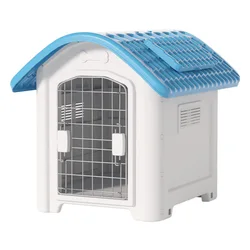 Casa para perros de exterior impermeable con claraboya – Todo clima