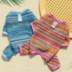 Ropa veraniega para perros pequeños y gatos – Monos, pijamas suaves