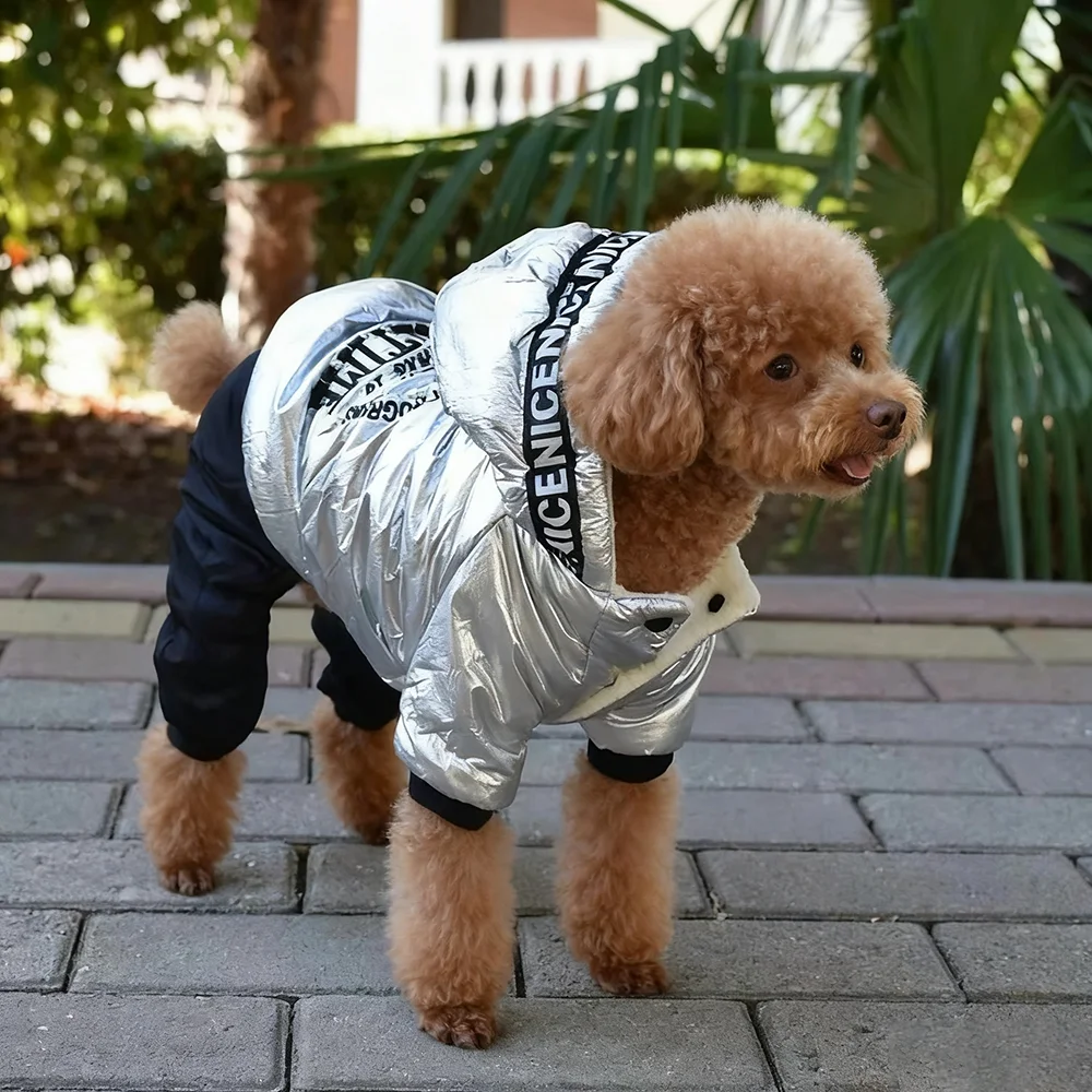 Disfraces impermeables para mascotas, chaqueta de invierno de cuerpo completo para perros pequeños, traje de nieve para cachorros, perfecto para clima frío - imagen 4