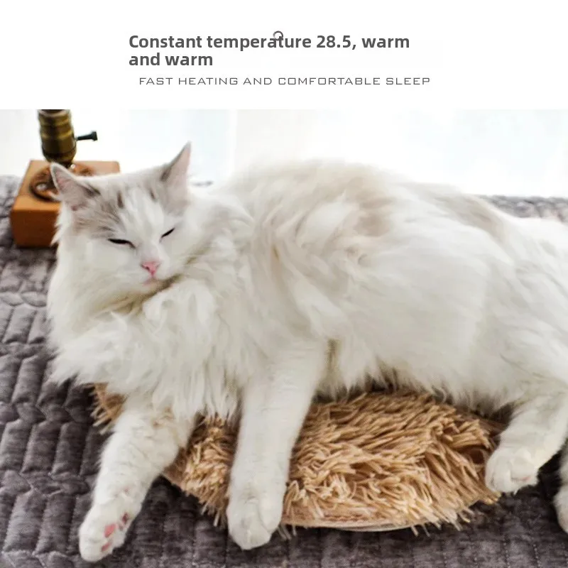 40cm USB Heating Pad Pets Warm Blanket Winter Heat Bed Cat Dog Heating Pad Electric Winter Warm Carpet Animals Pet Heater Mat - imagen 2