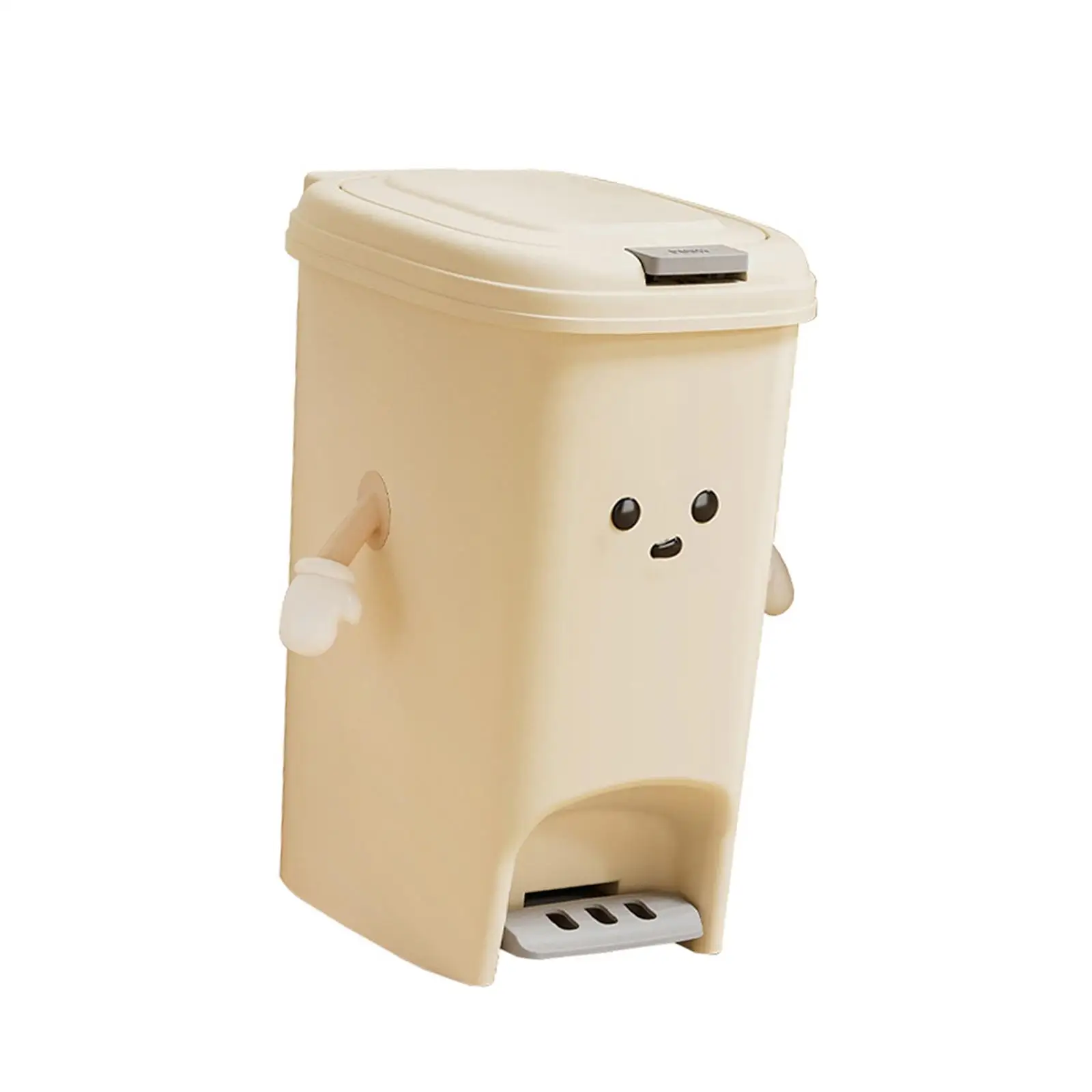 Step on Trash Can with Press Type Lids Modern Garbage Container Bin Wastebasket for Toilet Garage Entryway Living Room Office Step on Trash Can with Press Type Lids Modern Garbage Container Bin Wastebasket for Toilet Garage Entryway Living Room Office