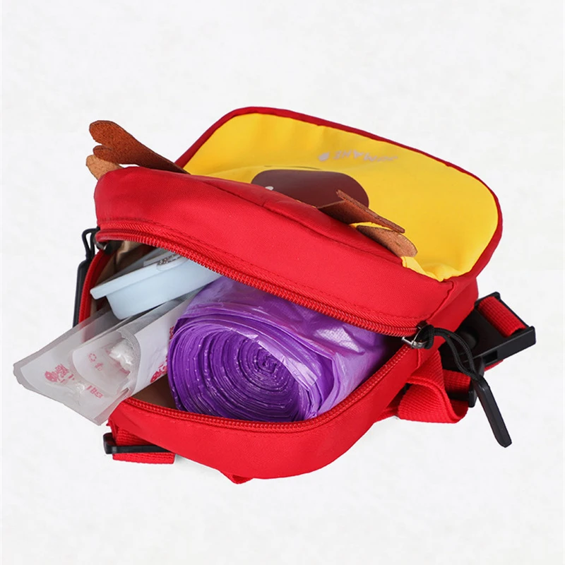 Mochila con estampado de dibujos animados para perros pequeños, arnés para perros, Chihuahua, Pomerania, suministros para mascotas al aire libre - imagen 3