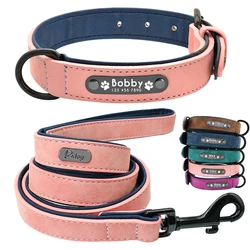 Correa de cuero para perro resistente personalizada