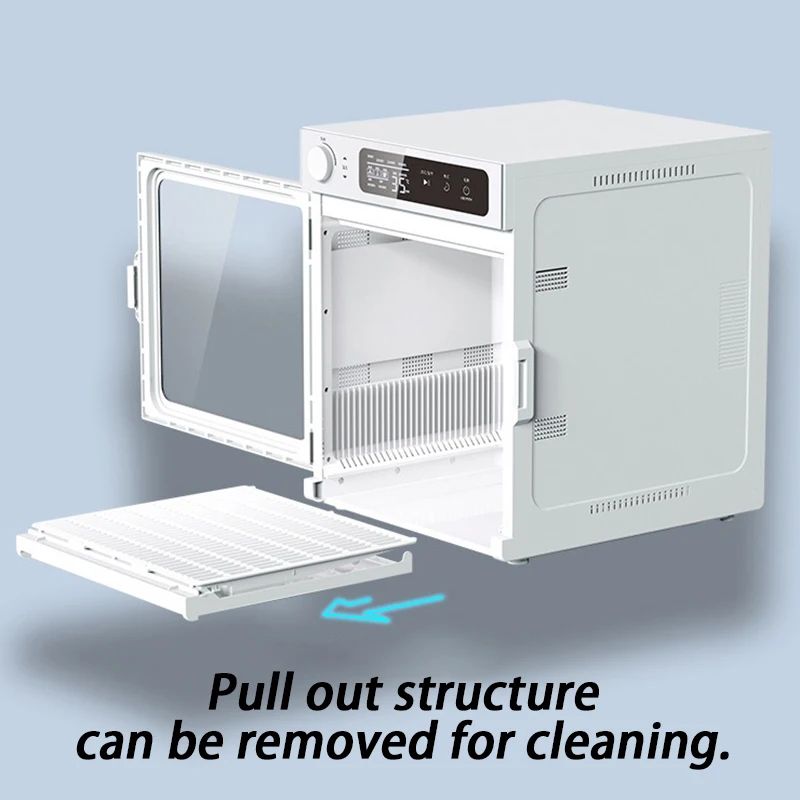 Caja secadora para mascotas de 1100W, esterilizador silencioso de 54L, máquina secadora para mascotas, secadores de pelo corto y largo para gatos, suministros profesionales para perros - imagen 5