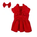 Red dress and bow