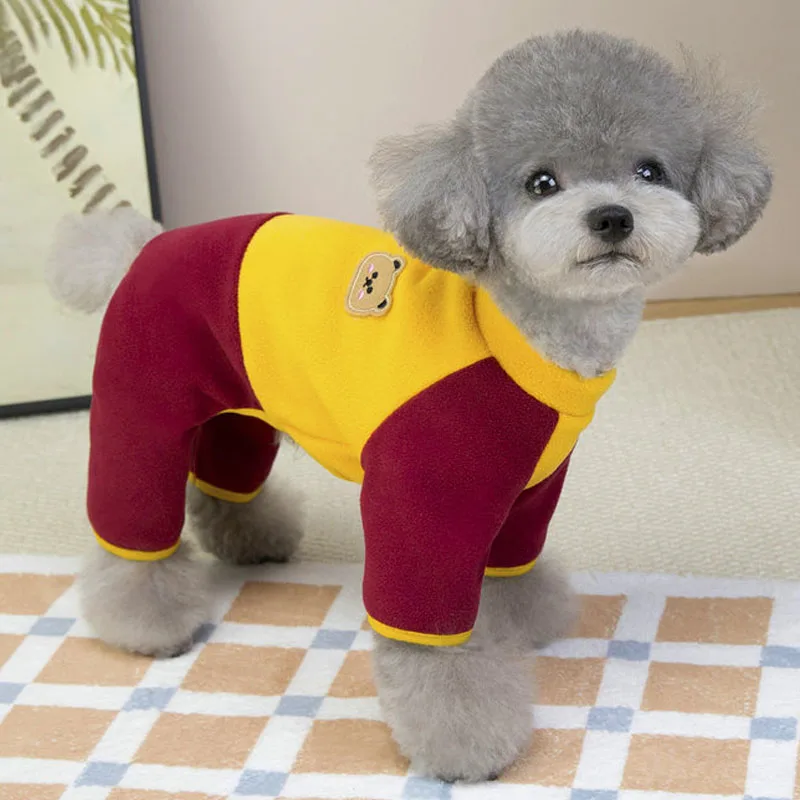Mono térmico para Shih Tzu y Dachshund – Ropa de lana para perros - imagen 3