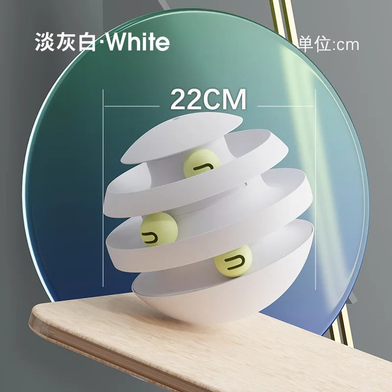 Nueva pelota juguetona para gatos, juguete para mascotas, vaso giratorio para gatos, plato giratorio, artefacto autohi, productos para mascotas resistentes al desgaste - imagen 5