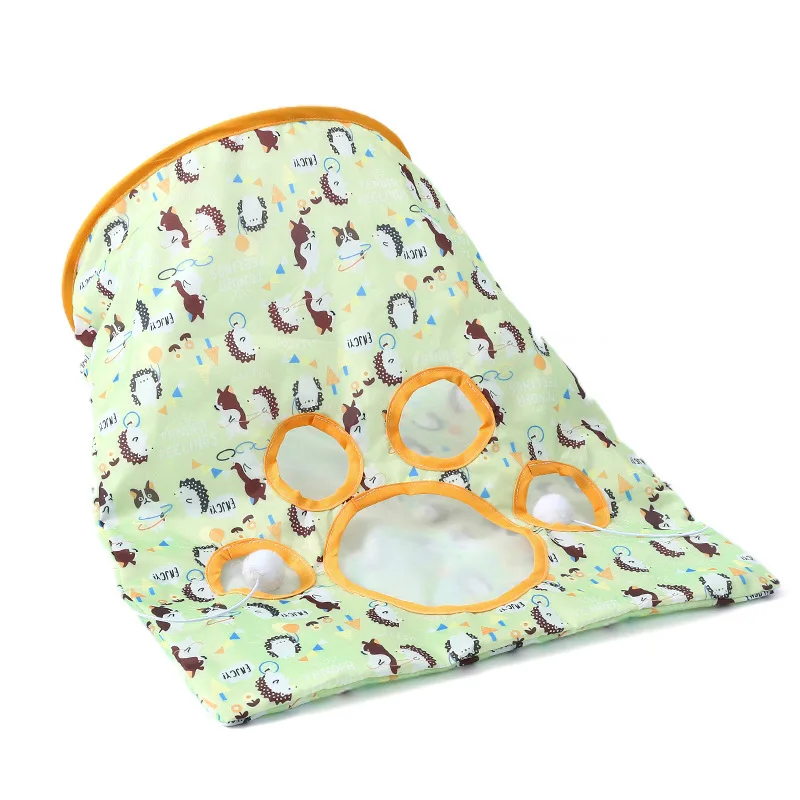 Bolsa de diamantes para gatos, conejo, erizo, diversión, túnel de papel con ruido, suministros para gatos, túnel de juguete, palo de burlas, juguetes interactivos para gatos - imagen 5