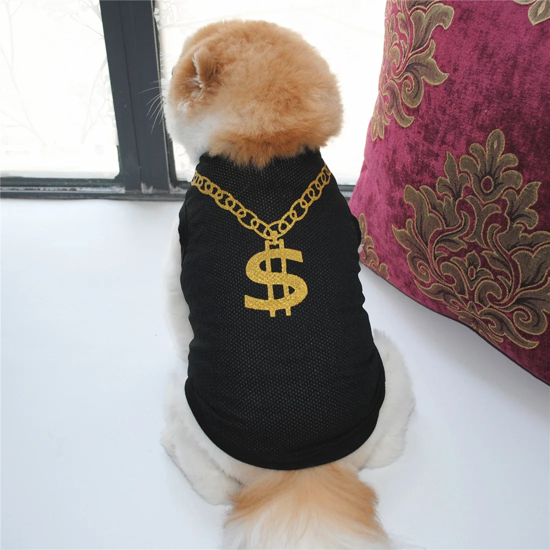 Camisa de secado rápido para perro, ropa de verano de malla para perros pequeños, chaleco sin mangas con protección solar para cachorros, 2 unidades - imagen 4