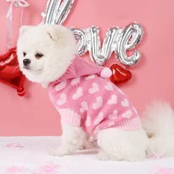 Jersey con capucha para perros pequeños y medianos – Cálido y cómodo para invierno