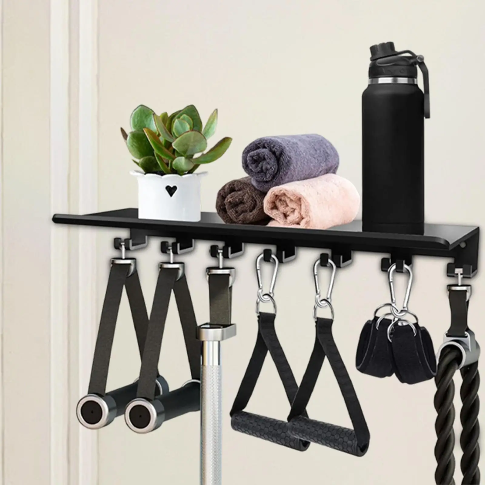 Estante compatible con accesorios tonales Estante de almacenamiento de fácil instalación de metal - imagen 3