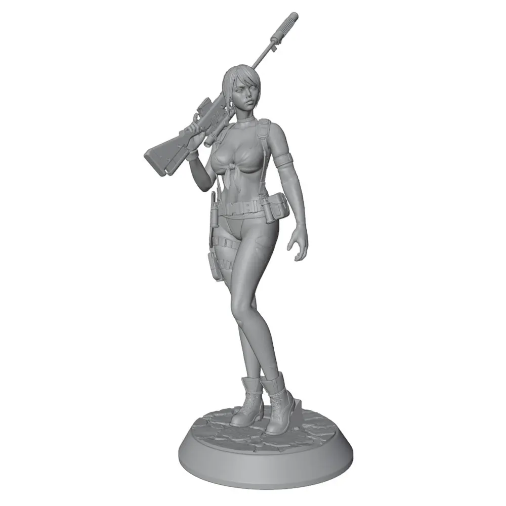 Kit de miniatura GK 1/24 de resina – Modelo para pintar y ensamblar - imagen 2