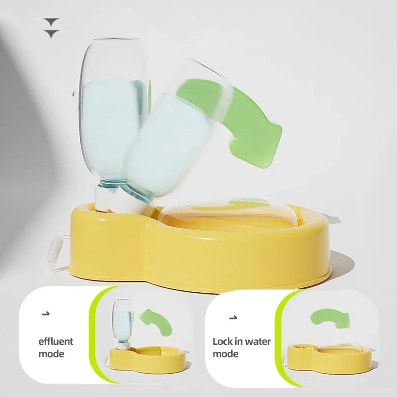 HOOPET-dispensador de agua para mascotas, botella de agua portátil para perros y gatos, cuenco plegable de viaje sellado para cachorros y gatos, suministros para mascotas al aire libre - imagen 3