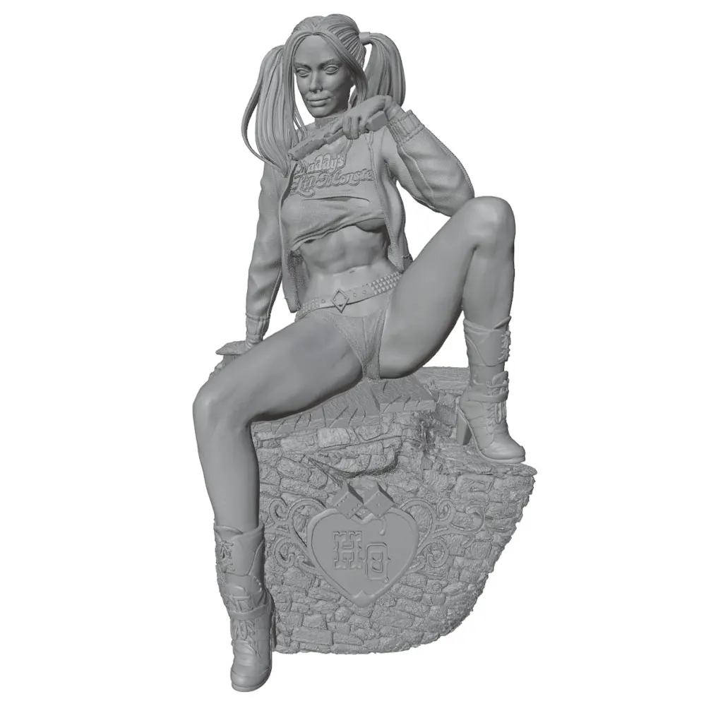 Figura de resina miniatura sin pintar para coleccionistas