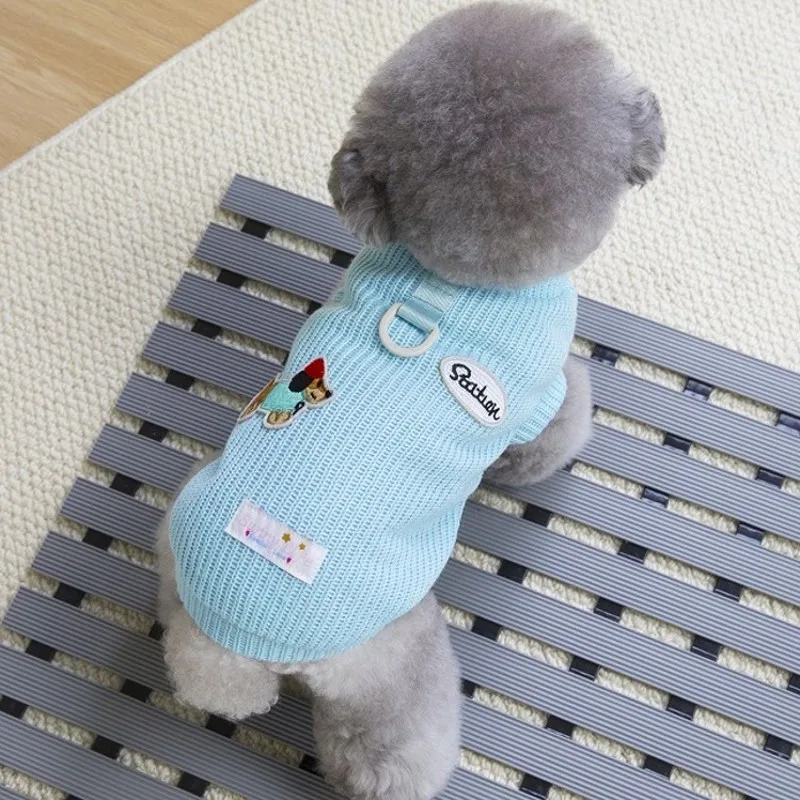 Suéter de invierno para perros, ropa para perro salchicha, abrigo cálido tejido de lujo para perros, suéteres para Chihuahua, ropa para cachorros, jersey para mascotas para perros y gatos - imagen 3