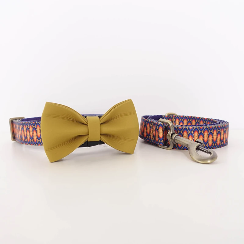 PLATTCO, venta al por menor, conjunto de Collar de perro particular personalizado, llama de vela, collares y correas de perro de estilo creativo, 5 tamaños PDC373 - imagen 5