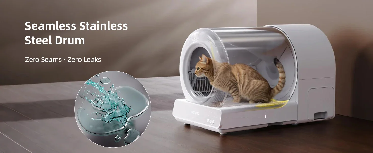 self-cleaning cat litter box