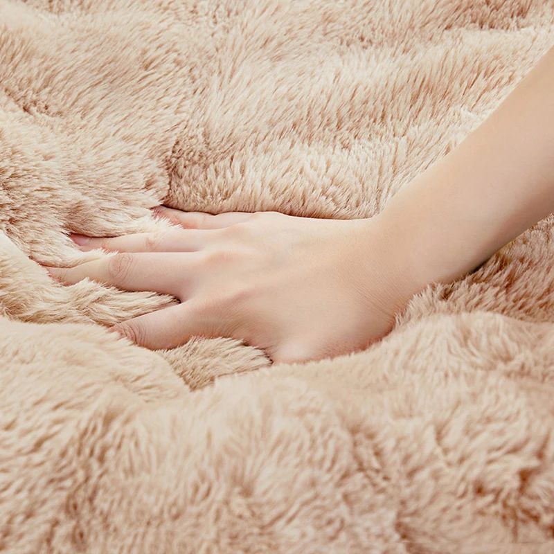 Cama cálida de invierno para perros, sofá de felpa suave para gatos, cama para dormir, estera lavable extraíble para gatos, suministros para perros pequeños y medianos - imagen 5