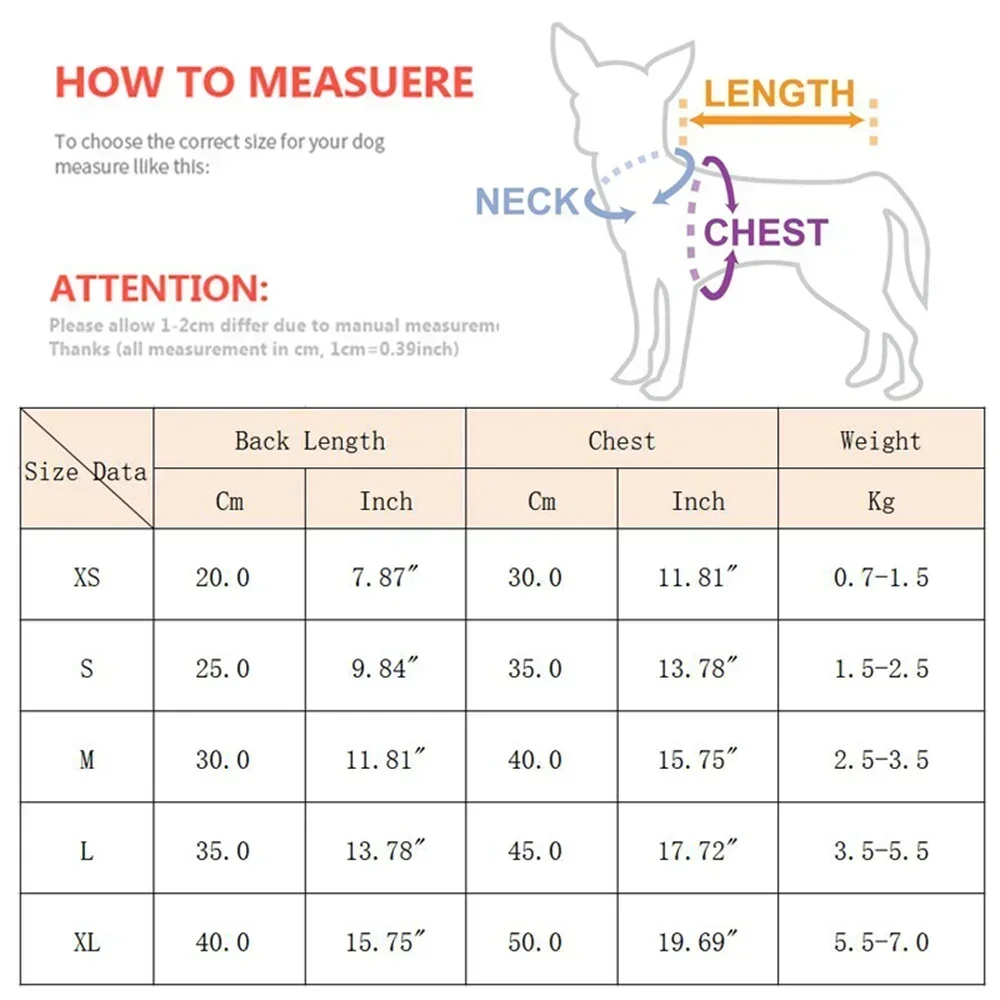 Mono cálido de invierno para perros pequeños, pijamas de lana para cachorros y gatos, peleles para mascotas, ropa para mascotas Shihtzu Yorkie mascotas - imagen 2